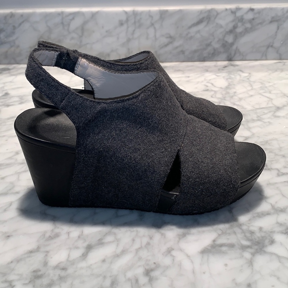 Gray Wool Wedge - image 1